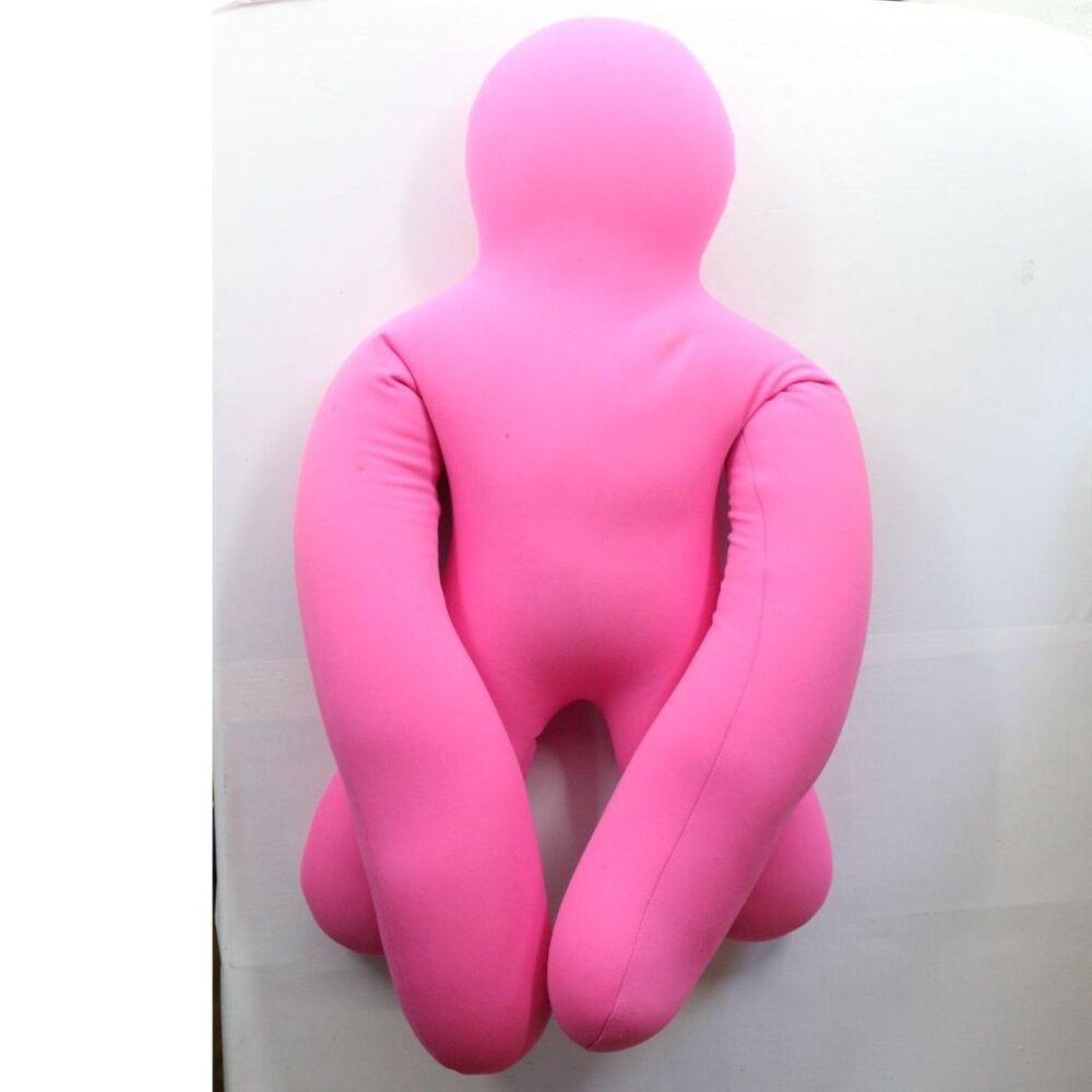 Mogu People Hot Pink Micro Bead Stuffie Plush Made in Japan